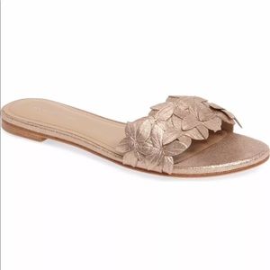 Sandals Pour La Victoire flat Rose gold color